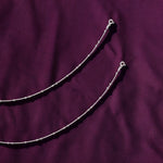 Load image into Gallery viewer, 925 Sterling Antique Silver Finish Beaded Snake Chain Anklet - Taraash