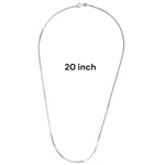 Load image into Gallery viewer, 925 Sterling Silver 20 - Inch Elegant Box Chains for Men - Taraash