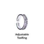 Load image into Gallery viewer, 925 Sterling Silver Adjustable & Elegant Band Toe Ring for Women - Taraash