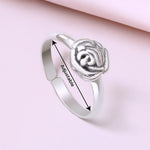 Load image into Gallery viewer, 925 Sterling Silver Antique Finish Floral Adjustable Toe Ring For Women - Taraash