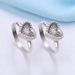 Load image into Gallery viewer, 925 Sterling Silver Antique Finish Heart Adjustable Toe Ring for Women - Taraash