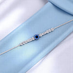 Load image into Gallery viewer, 925 Sterling Silver Beaded Bracelet with Evil Eye Charm For Women - Taraash