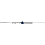 Load image into Gallery viewer, 925 Sterling Silver Beaded Bracelet with Evil Eye Charm For Women - Taraash