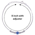 Load image into Gallery viewer, 925 Sterling Silver Beaded Evil Eye Multi Beaded Bracelet For Women - Taraash