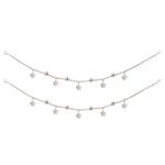 Load image into Gallery viewer, 925 Sterling Silver Beaded Flower Charm Single Anklet Gift for Women - Taraash