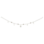 Load image into Gallery viewer, 925 Sterling Silver Beaded with Star Charms Single Anklet For Women - Taraash