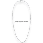 Load image into Gallery viewer, 925 Sterling Silver Box Chain with Beaded for Women - Taraash