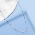 Load image into Gallery viewer, 925 Sterling Silver Box Chain with Beaded for Women - Taraash