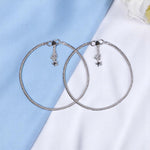 Load image into Gallery viewer, 925 Sterling Silver Box Design with Star & Beads Anklet For women - Taraash