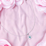 Load image into Gallery viewer, 925 Sterling Silver Butterfly Evil Eye Enamel Pendant with Chain for Girls - Taraash