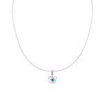 Load image into Gallery viewer, 925 Sterling Silver Butterfly Evil Eye Enamel Pendant with Chain for Girls - Taraash
