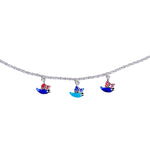 Load image into Gallery viewer, 925 Sterling Silver Colourful bird Enamel Anklet for Kids - Taraash