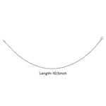 Load image into Gallery viewer, 925 Sterling Silver Compact Chain Anklets for Women - Taraash