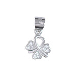 Load image into Gallery viewer, 925 Sterling Silver Cubic Zirconia Heart Petals Pendant For Womens - Taraash