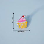 Load image into Gallery viewer, 925 Sterling Silver Cupcake Pendant and Earring Set for Girls - Taraash