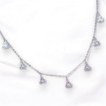 Load image into Gallery viewer, 925 Sterling Silver CZ Charm Necklace for Women - Taraash
