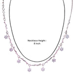 Load image into Gallery viewer, 925 Sterling Silver CZ Floral Design Necklace for Women - Taraash