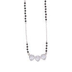 Load image into Gallery viewer, 925 Sterling Silver CZ Heart Mangalsutra for Women - Taraash