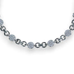 Load image into Gallery viewer, 925 Sterling Silver Cz Interlink Bracelet For Women - Taraash