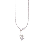 Load image into Gallery viewer, 925 Sterling Silver CZ Paisley Adjustable Chain Necklace for Women - Taraash