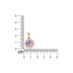 Load image into Gallery viewer, 925 Sterling Silver Cz Rose Gold Plated Flower Pendant for Women - Taraash