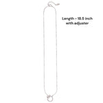 Load image into Gallery viewer, 925 Sterling Silver CZ Round Pendant with Interlink Crown Necklace for Women - Taraash