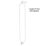 Load image into Gallery viewer, 925 Sterling Silver CZ Square Pendant Necklace for Women - Taraash