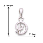 Load image into Gallery viewer, 925 Sterling Silver "D" Letter Cz Pendant For Men And Women - Taraash