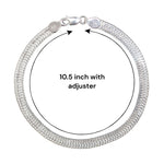 Load image into Gallery viewer, 925 Sterling Silver Designer 10.5 inch Anklet for Women - Taraash