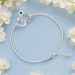 Load image into Gallery viewer, 925 Sterling Silver Divine Om Chain Rakhi For Brother - Taraash