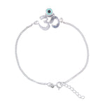 Load image into Gallery viewer, 925 Sterling Silver Divine Om Chain Rakhi For Brother - Taraash