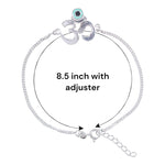Load image into Gallery viewer, 925 Sterling Silver Divine Om Chain Rakhi For Brother - Taraash