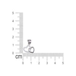 Load image into Gallery viewer, 925 Sterling Silver Double Heart Cubic Zirconia Pendant For Womens - Taraash