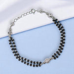 Load image into Gallery viewer, 925 Sterling Silver Elegant Beaded Mangalsutra Bracelet for Women - Taraash