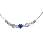 Load image into Gallery viewer, 925 Sterling Silver Elegant Evil Eye Beaded Bracelet for Women - Taraash