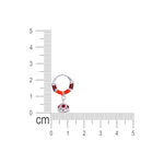 Load image into Gallery viewer, 925 Sterling Silver Enamel Hoop Jhumki Earrings for Girls/Women - Colorful & Stylish - Taraash