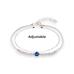 Load image into Gallery viewer, 925 Sterling Silver Evil Eye Beaded Bracelet for Women - Taraash