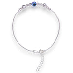 Load image into Gallery viewer, 925 Sterling Silver Evil Eye Beaded Chain Bracelet for Women - Taraash