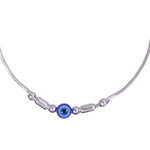 Load image into Gallery viewer, 925 Sterling Silver Evil Eye Beaded with Multi Silver Beads 7.5" Bracelet For Women - Taraash