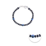 Load image into Gallery viewer, 925 Sterling Silver Evil Eye Beads Nazariya Bracelet for Kids - Taraash