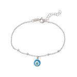 Load image into Gallery viewer, 925 Sterling Silver Evil Eye Charm Bracelet For Women - Taraash