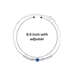 Load image into Gallery viewer, 925 Sterling Silver Evil Eye Multi Beaded Bracelet for Women - Taraash
