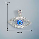 Load image into Gallery viewer, 925 Sterling Silver Evil Eye Pendant For Men and Women - Taraash