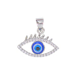 Load image into Gallery viewer, 925 Sterling Silver Eye Design Pendant with CZ For Unisex - Taraash