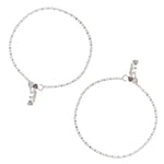 Load image into Gallery viewer, 925 Sterling Silver Fancy Chain with Charms Anklet - Taraash