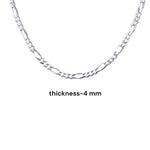 Load image into Gallery viewer, 925 Sterling Silver Figaro 15 inch Chain for Kids - Taraash