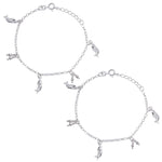 Load image into Gallery viewer, 925 Sterling Silver Fish Charm Chain Anklets for Girls - Taraash