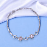 Load image into Gallery viewer, 925 Sterling Silver Floral Shape Bracelet For Women - Valentine's Day Special - Taraash