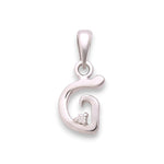 Load image into Gallery viewer, 925 Sterling Silver "G" Letter Cz Pendant For Men And Women - Taraash