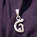 Load image into Gallery viewer, 925 Sterling Silver "G" Letter Cz Pendant For Men And Women - Taraash